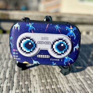 ZipIt Kids Robot Hard Pencil Accessory Case EUC!​​